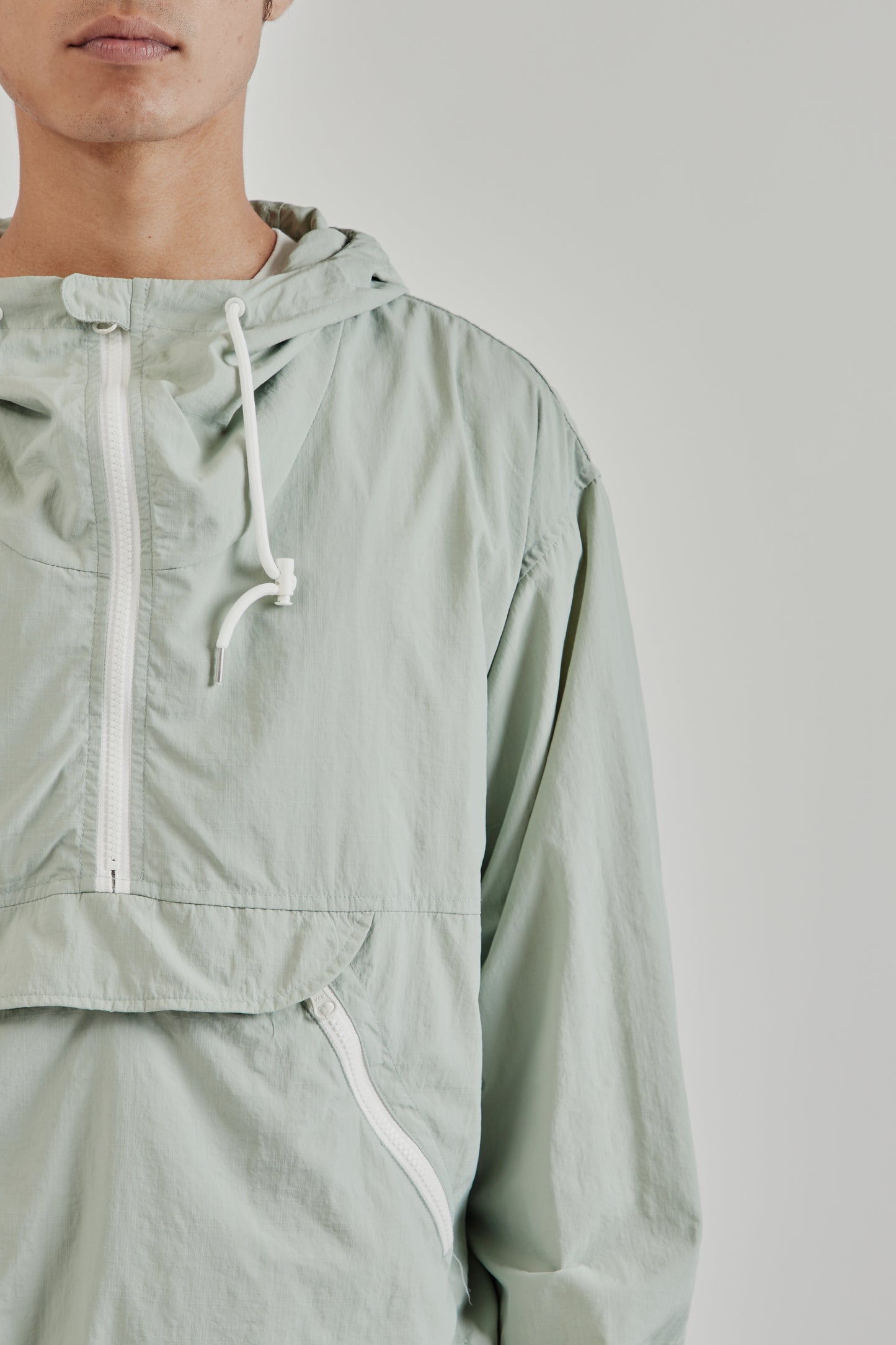 Frizmworks SS25 Mondrian Light Anorak Parka Peppermint 7