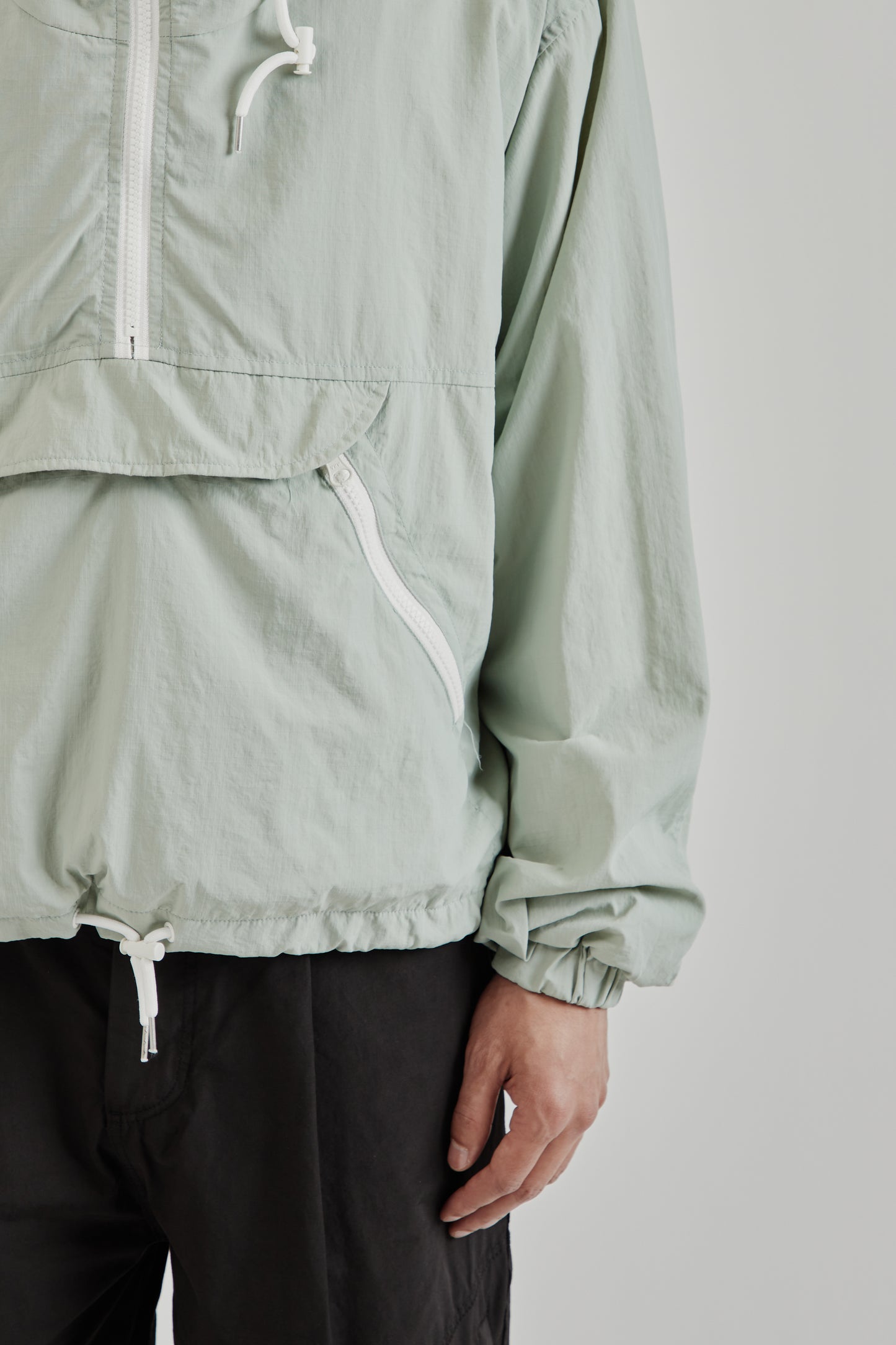 Frizmworks SS25 Mondrian Light Anorak Parka Peppermint 8
