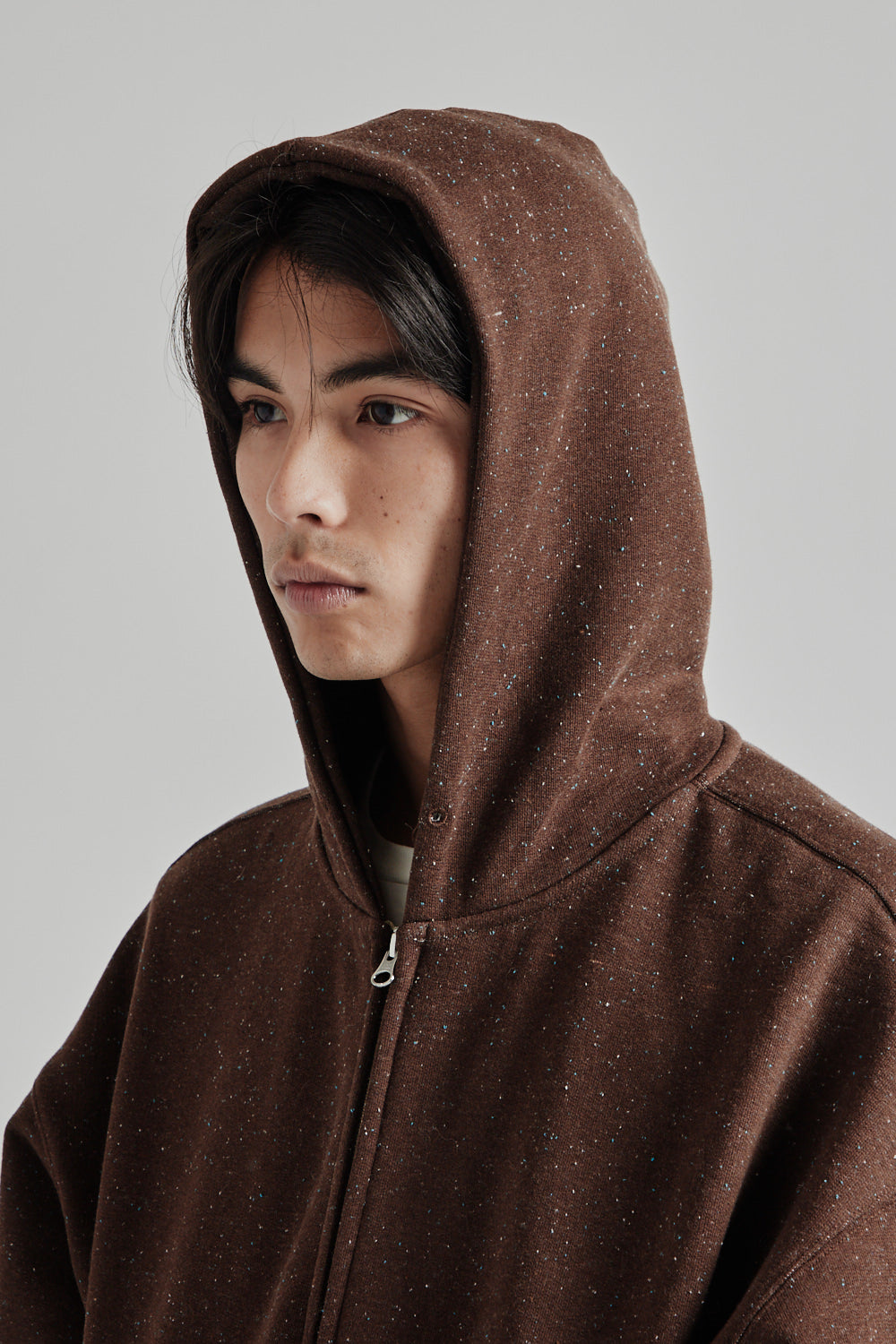 Frizmworks SS25 OG Bocaci Heavyweight Zip Up Parka Dark Brown 014
