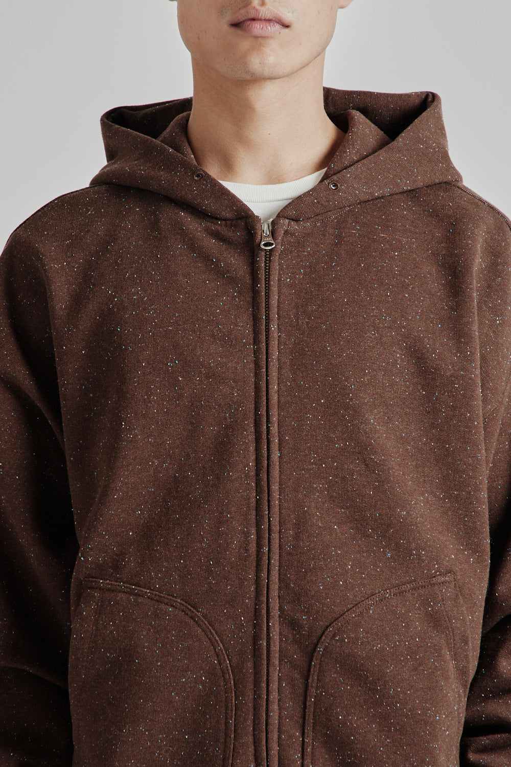 Frizmworks SS25 OG Bocaci Heavyweight Zip Up Parka Dark Brown 06