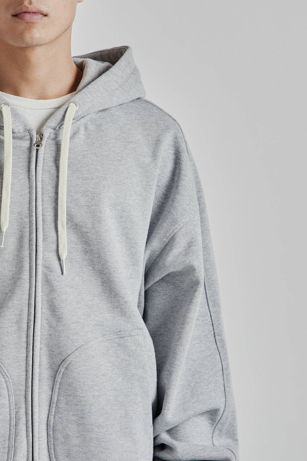 Frizmworks SS25 OG Heavyweight Hood ZipUp Parka Gray 07