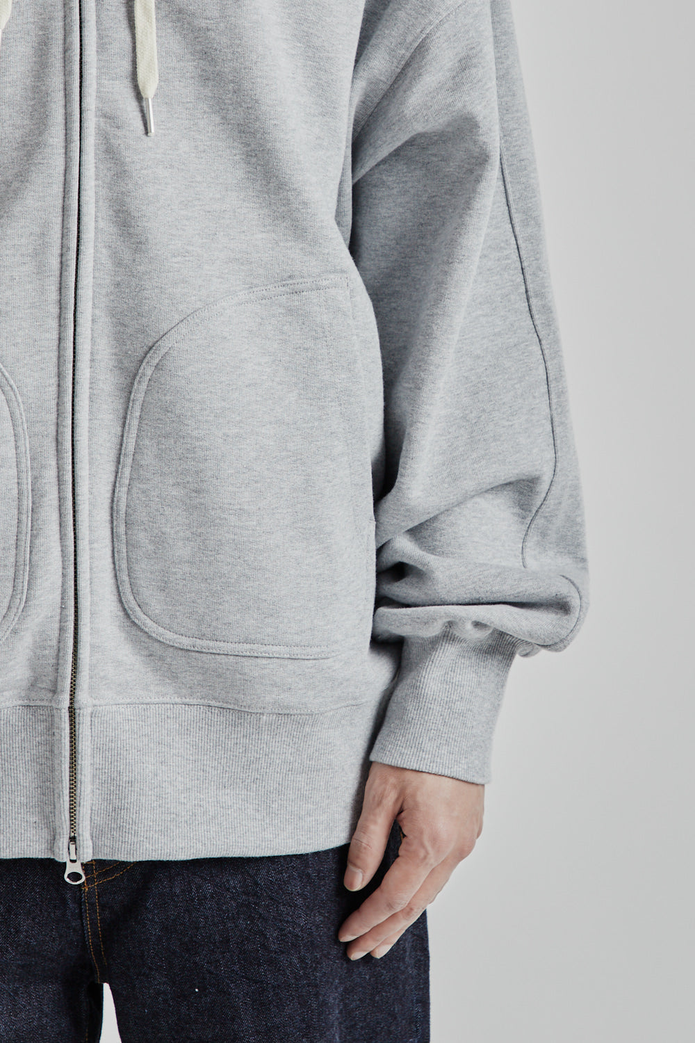 Frizmworks SS25 OG Heavyweight Hood ZipUp Parka Gray 08