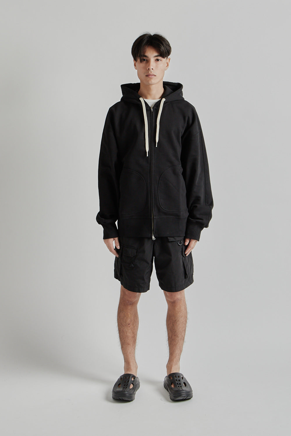 Frizmworks SS25 OG Heavyweight Hood Zip Up Parka Black 01