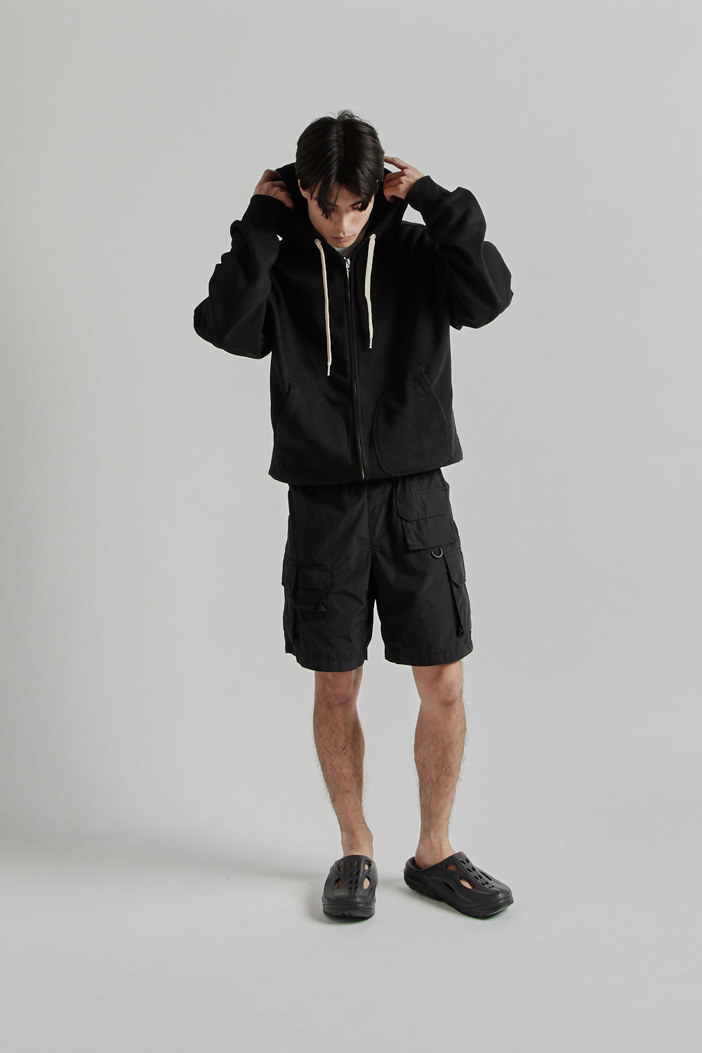 Frizmworks SS25 OG Heavyweight Hood Zip Up Parka Black 013