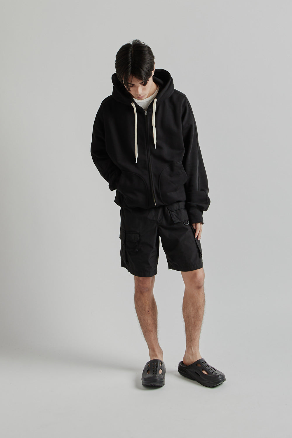 Frizmworks SS25 OG Heavyweight Hood Zip Up Parka Black 015