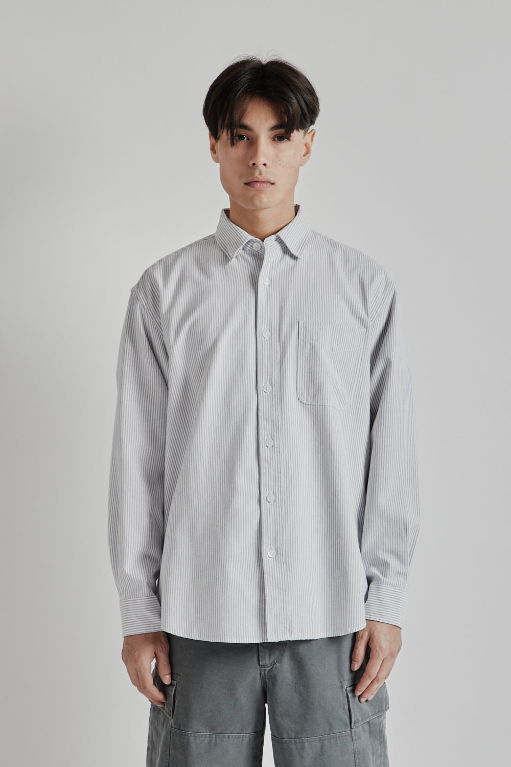 【2plan】Frey Wrinkle Overfit Shirt Loki Wrinkle Overfit Shirt - 2PLAN | 60% - Asian Fashion