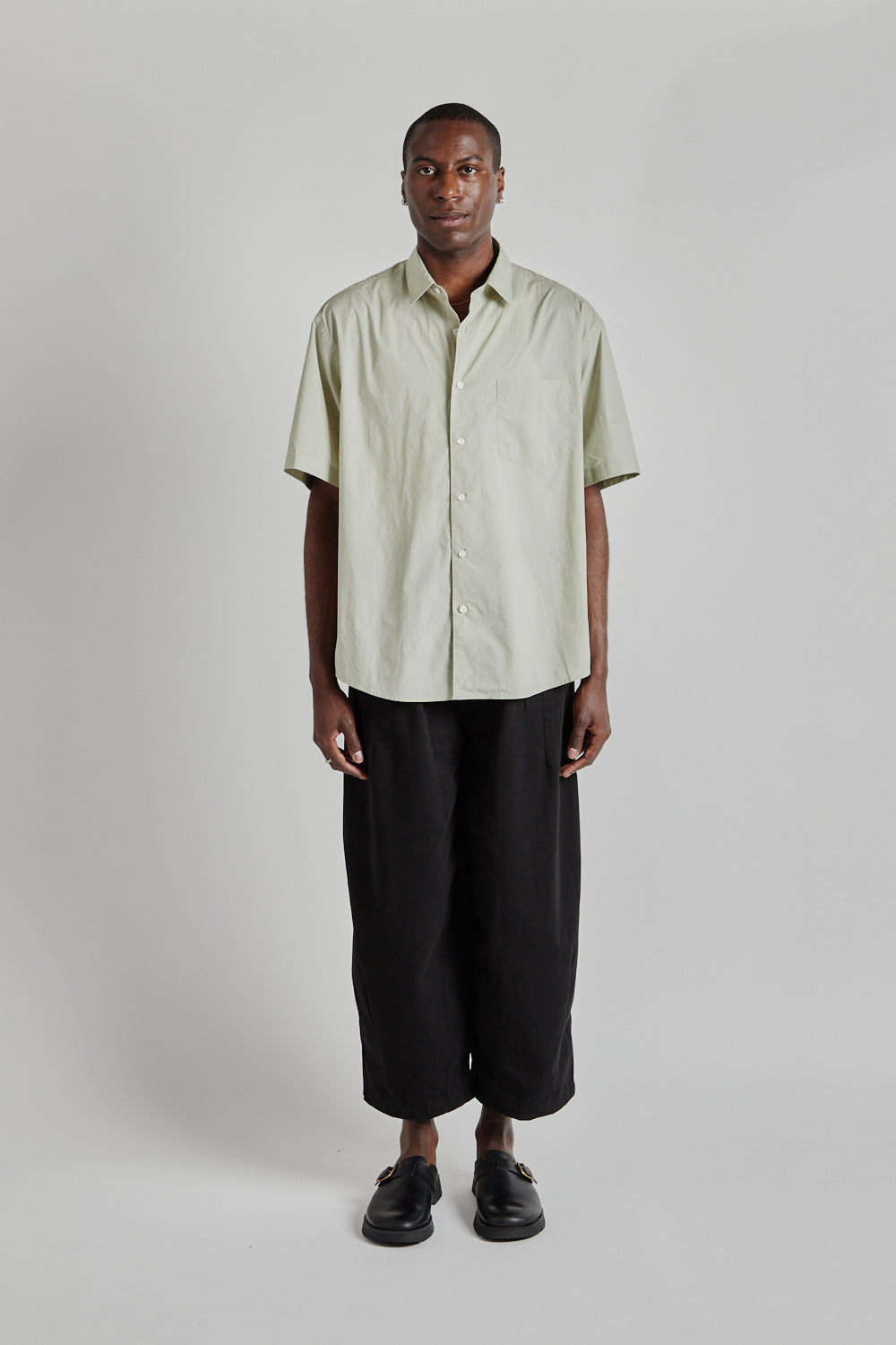 Typewriter Half Shirt - Gray - Wallace Mercantile Shop