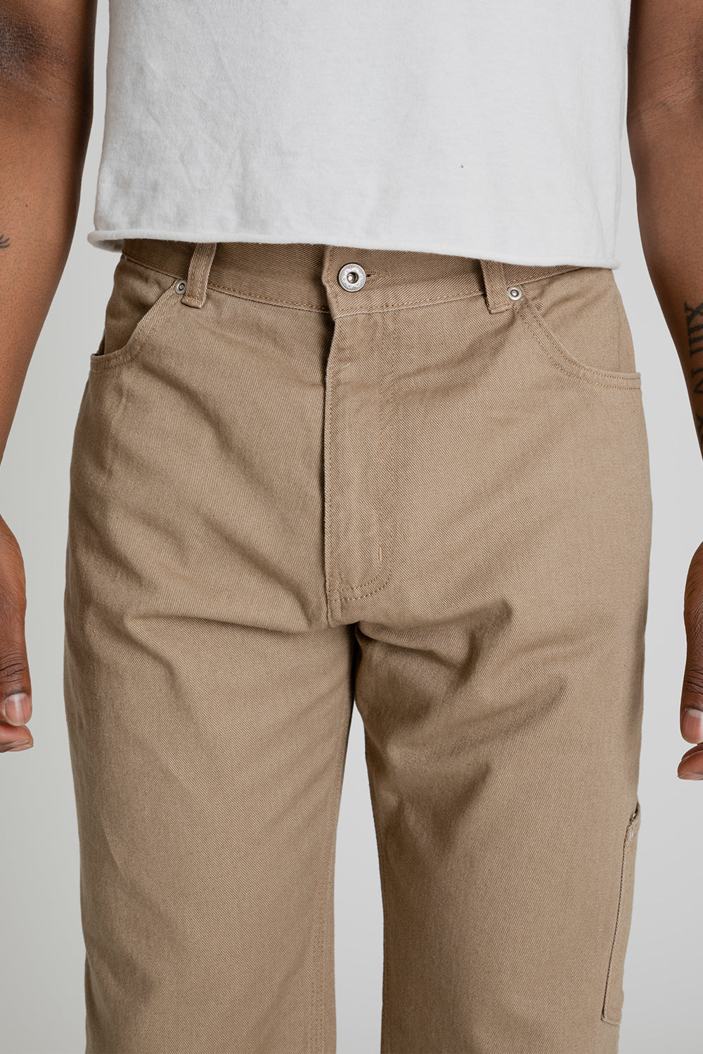 Frizmworks Twill Work Tool Pants Mocha Detail 05