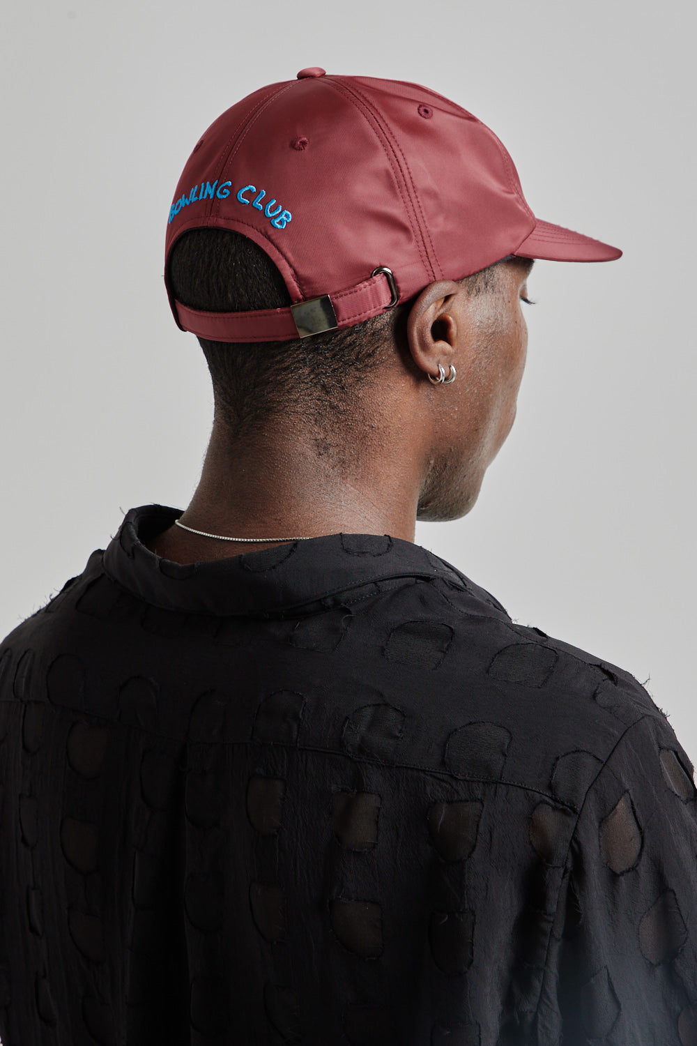 XXX Bowling Club Ball Cap - Burgundy - Wallace Mercantile Shop