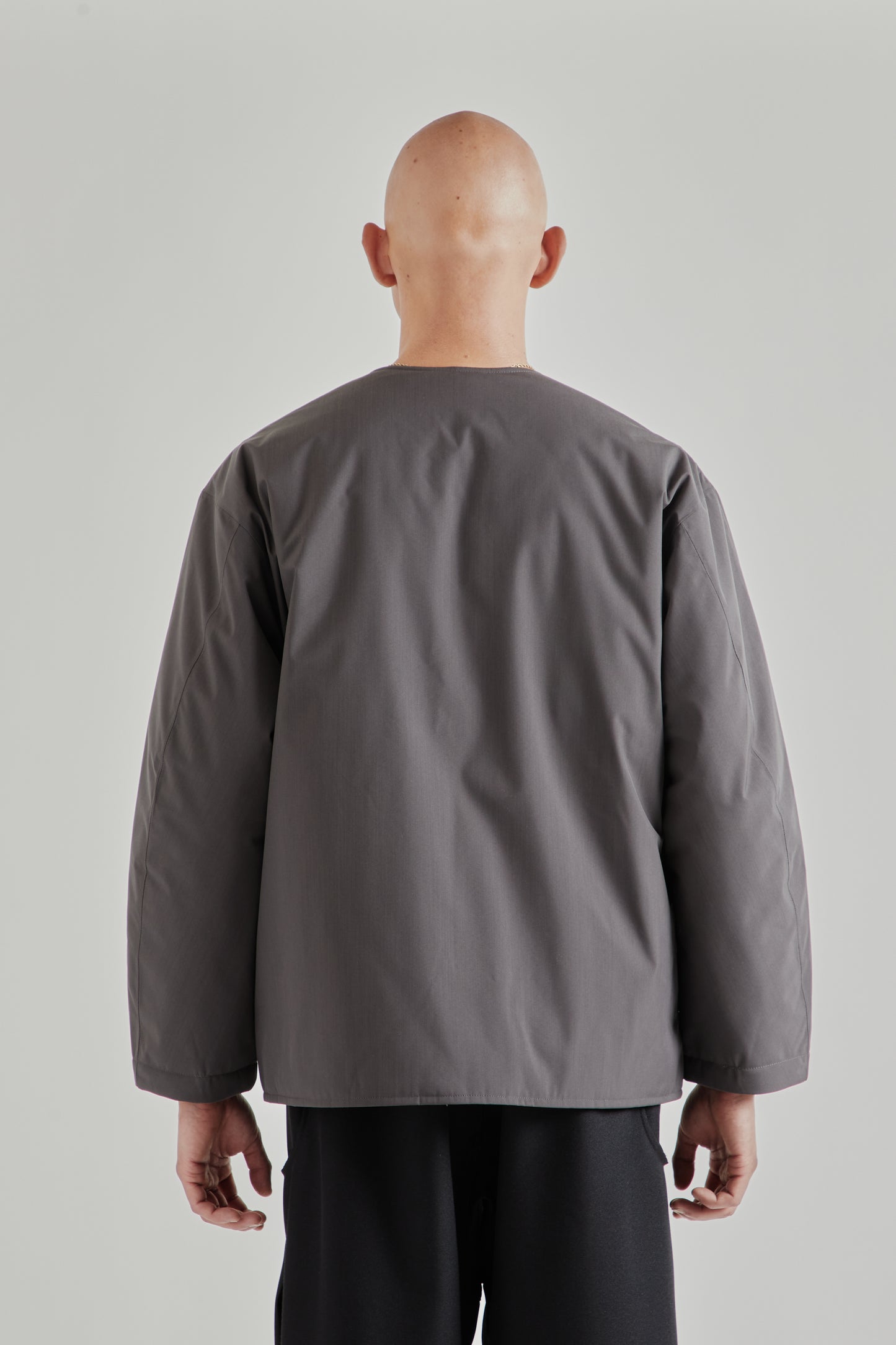 Reversible Quilted Puffy Jacket - Asphalt