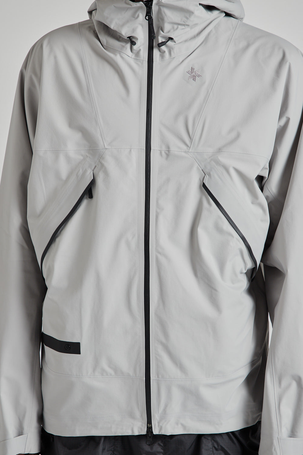 Goldwin SS25 Pertex Shield Air Mountaineering Jacket Snow Gray 016