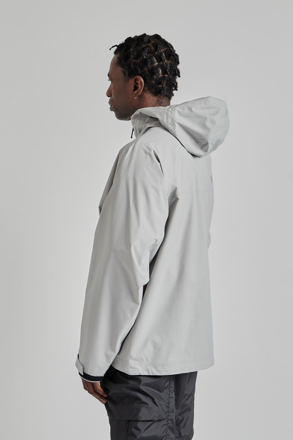 Goldwin SS25 Pertex Shield Air Mountaineering Jacket Snow Gray 04