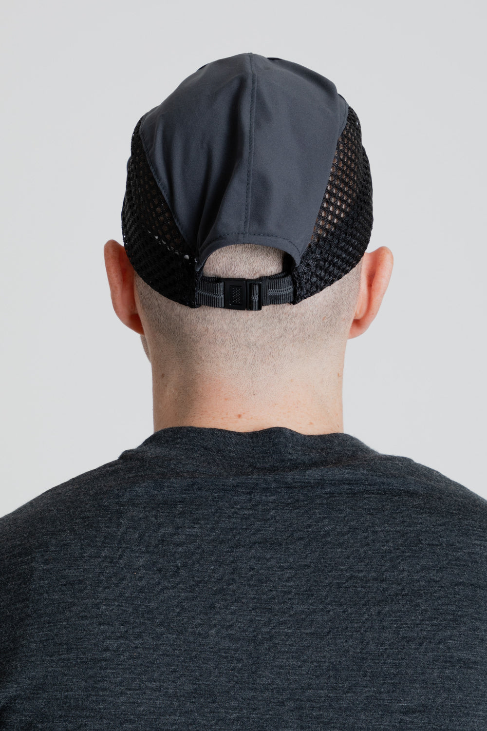 Goldwin Utility Jet Mesh Cap in Charcoal Gray x Black