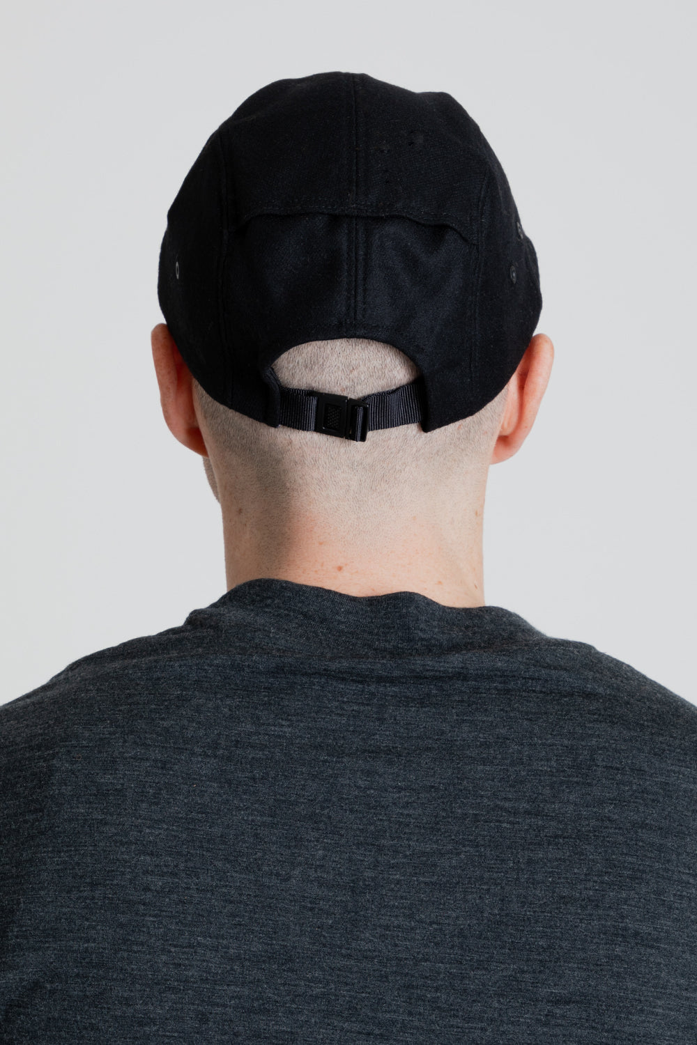 Goldwin Wool Ventile Cap in Black