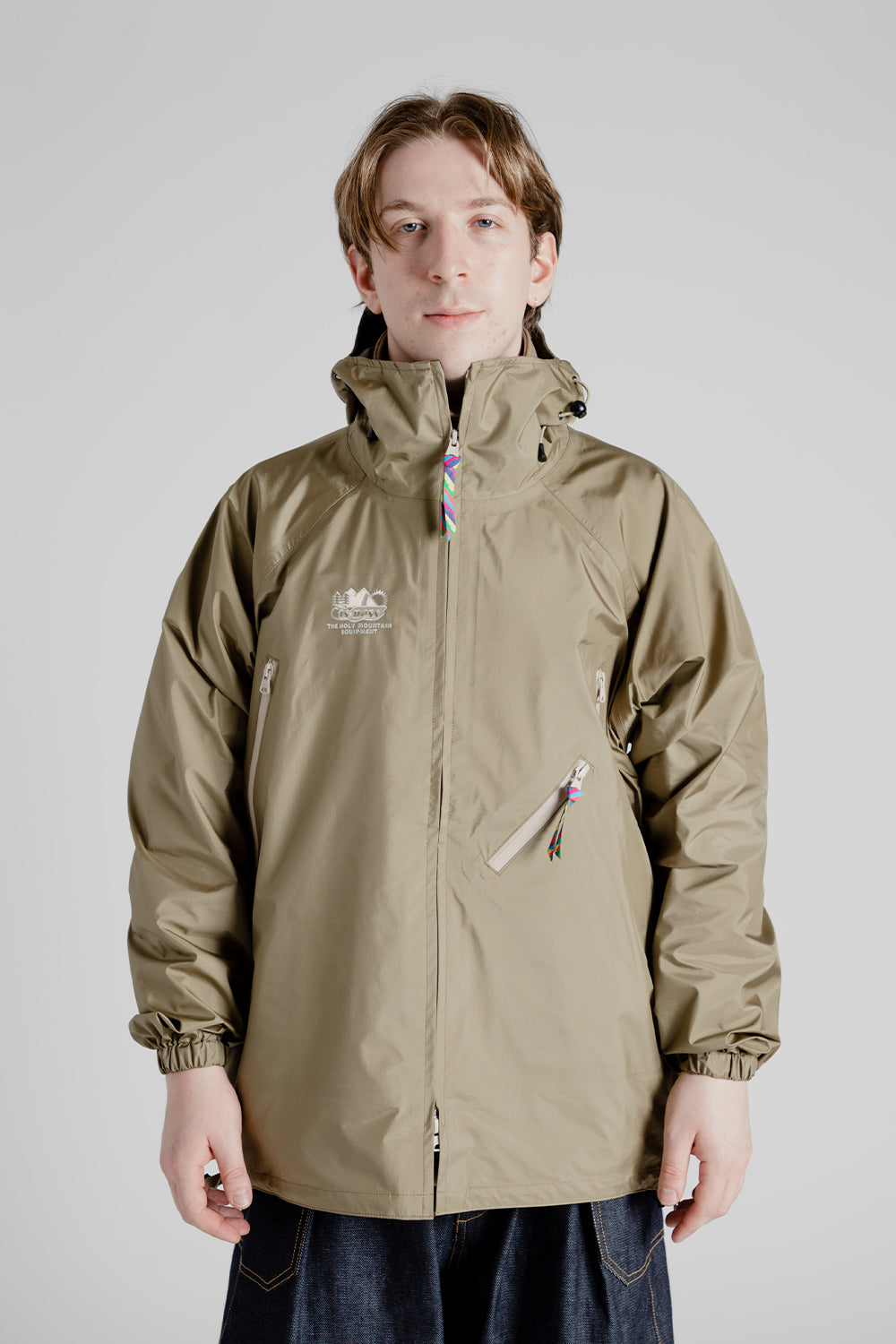Facconable zipper jacket size small in EUC