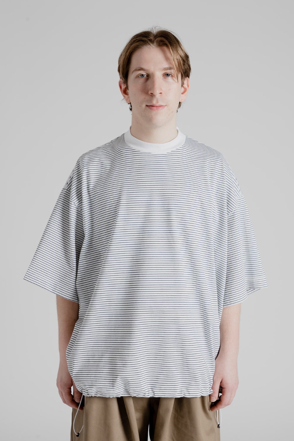 Balloon Border S/S T-Shirts - White