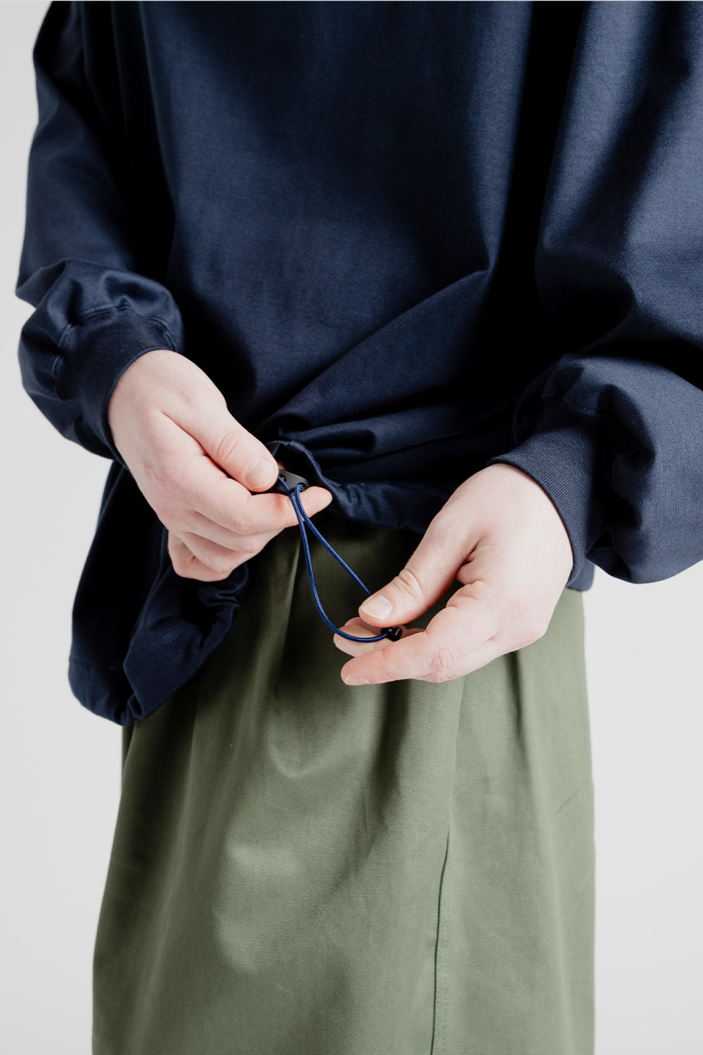Is-Ness Long Sleeve T-Shirt in Navy