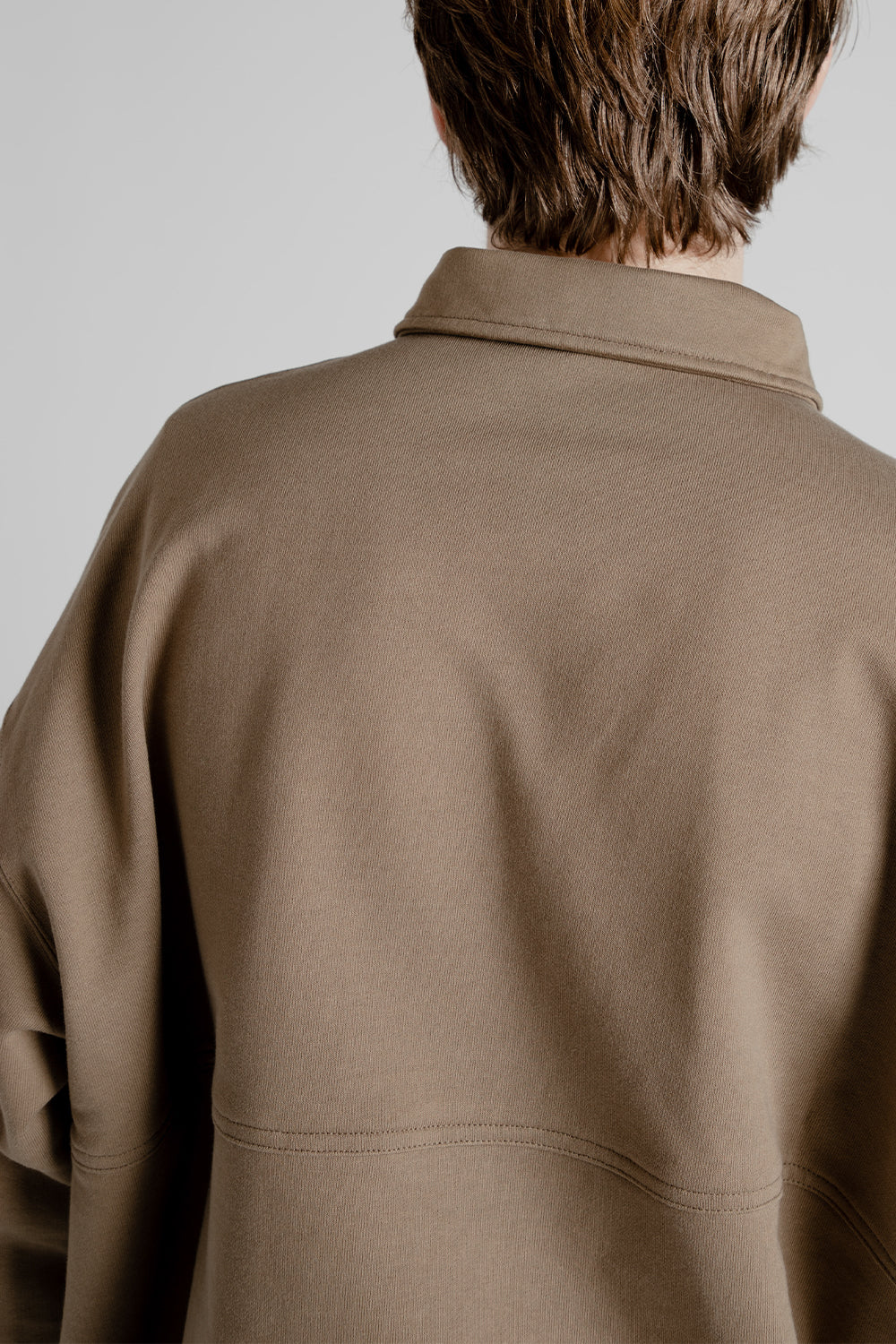 Is-Ness Pullover Sweatshirt in Light Brown