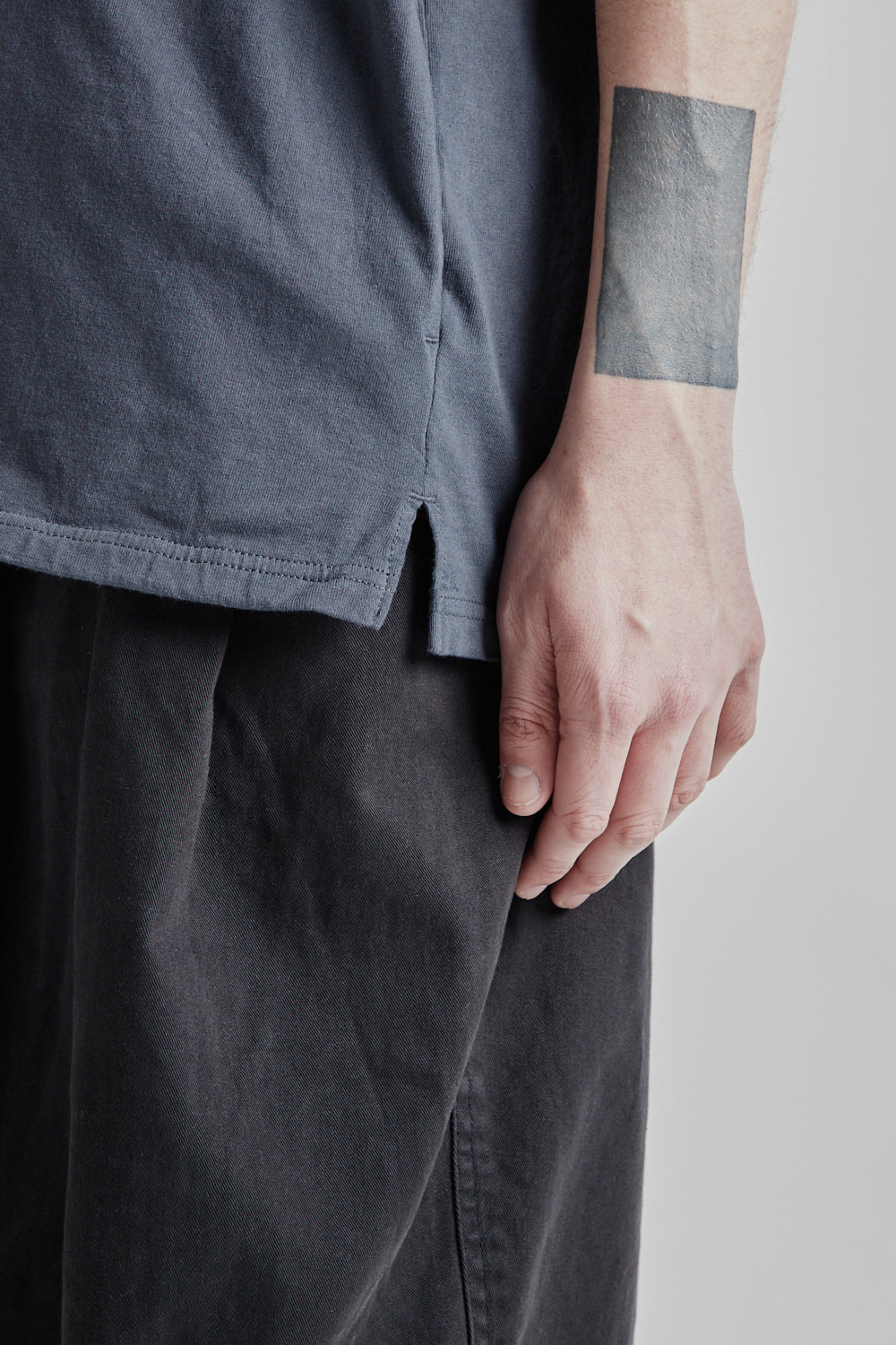 Baseball Shirt - Dark Blue Gray - Wallace Mercantile Shop