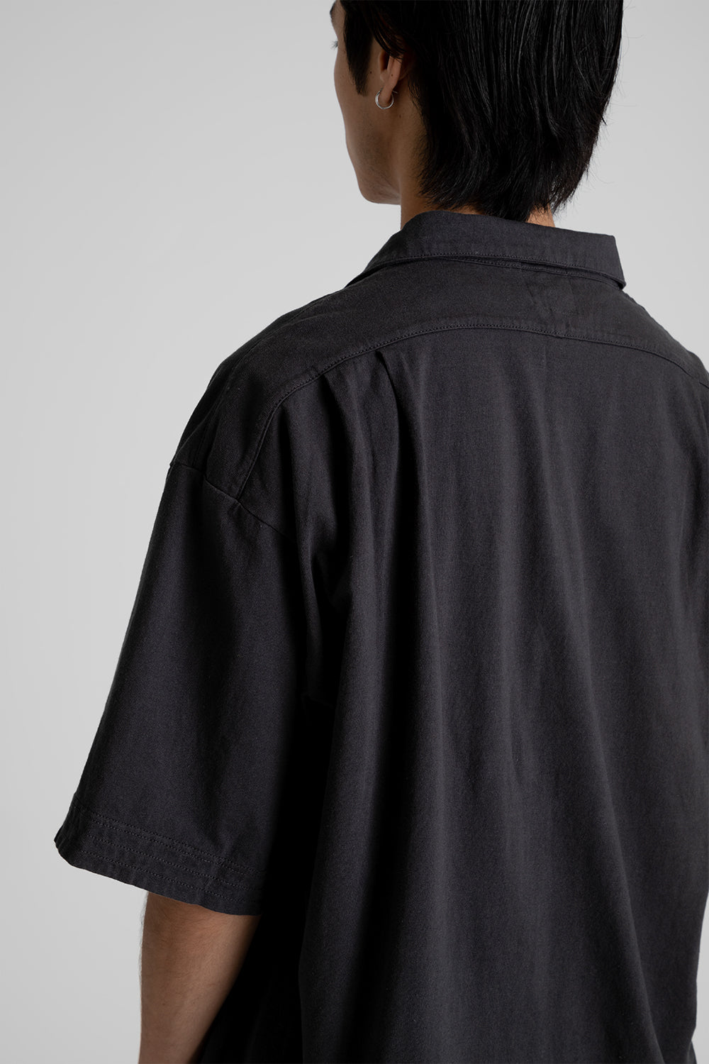 Jackman Baseball Shirt in Ink Black
