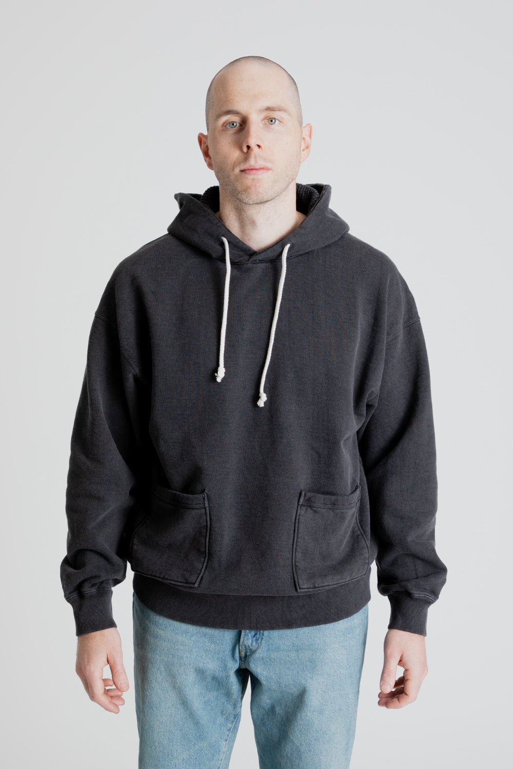 Jackman Faded Sweat Parka in Fade Black | Wallace Mercantile Shop