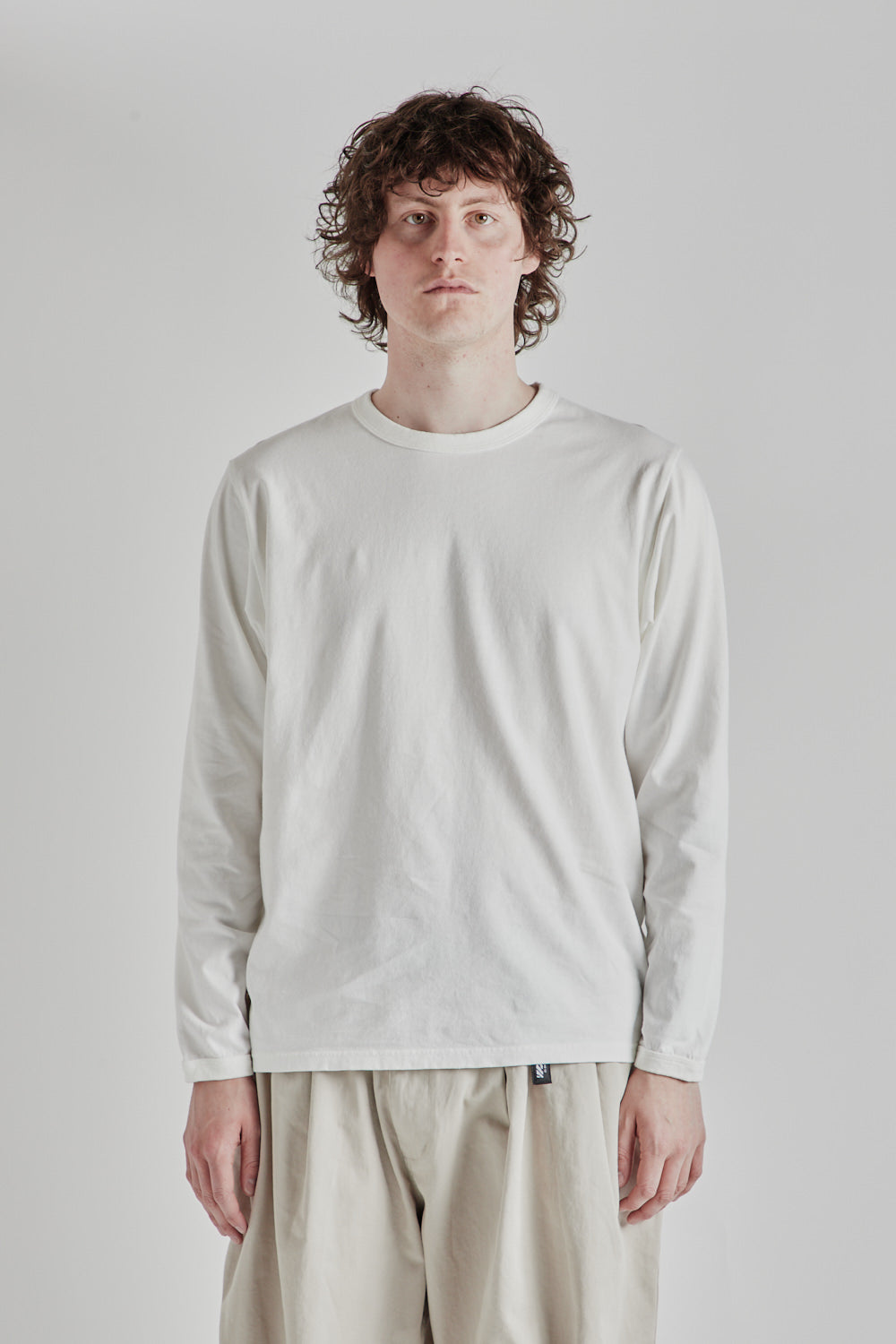 L/S Lead Off T-Shirts - White - Wallace Mercantile Shop