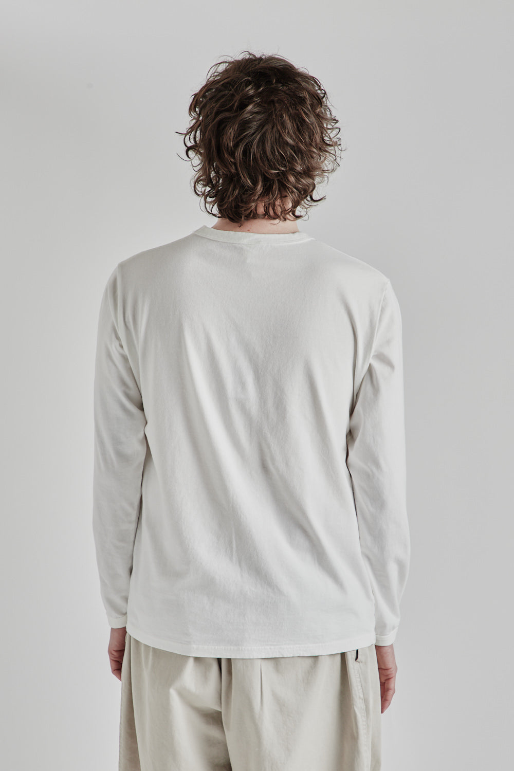 L/S Lead Off T-Shirts - White - Wallace Mercantile Shop