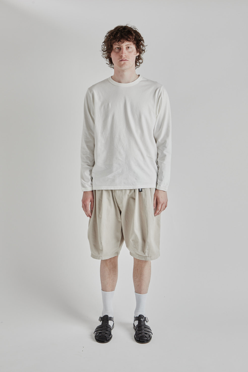 L/S Lead Off T-Shirts - White - Wallace Mercantile Shop