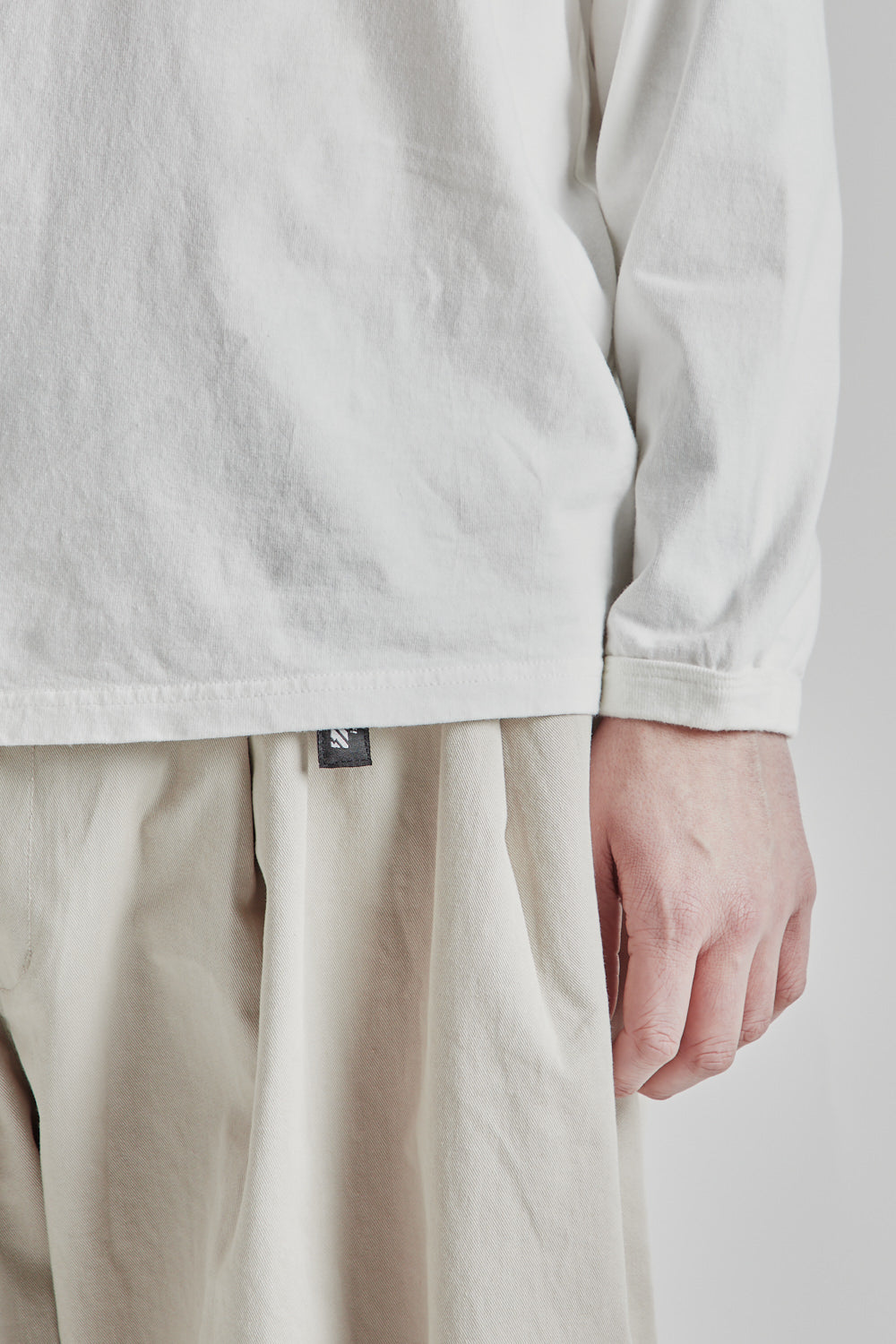 L/S Lead Off T-Shirts - White - Wallace Mercantile Shop