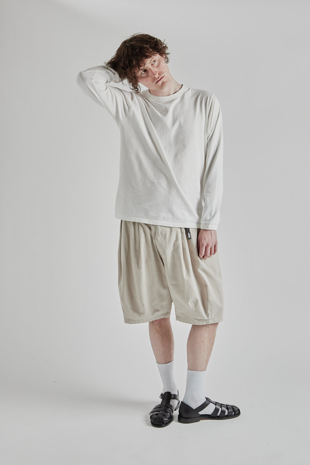 L/S Lead Off T-Shirts - White - Wallace Mercantile Shop