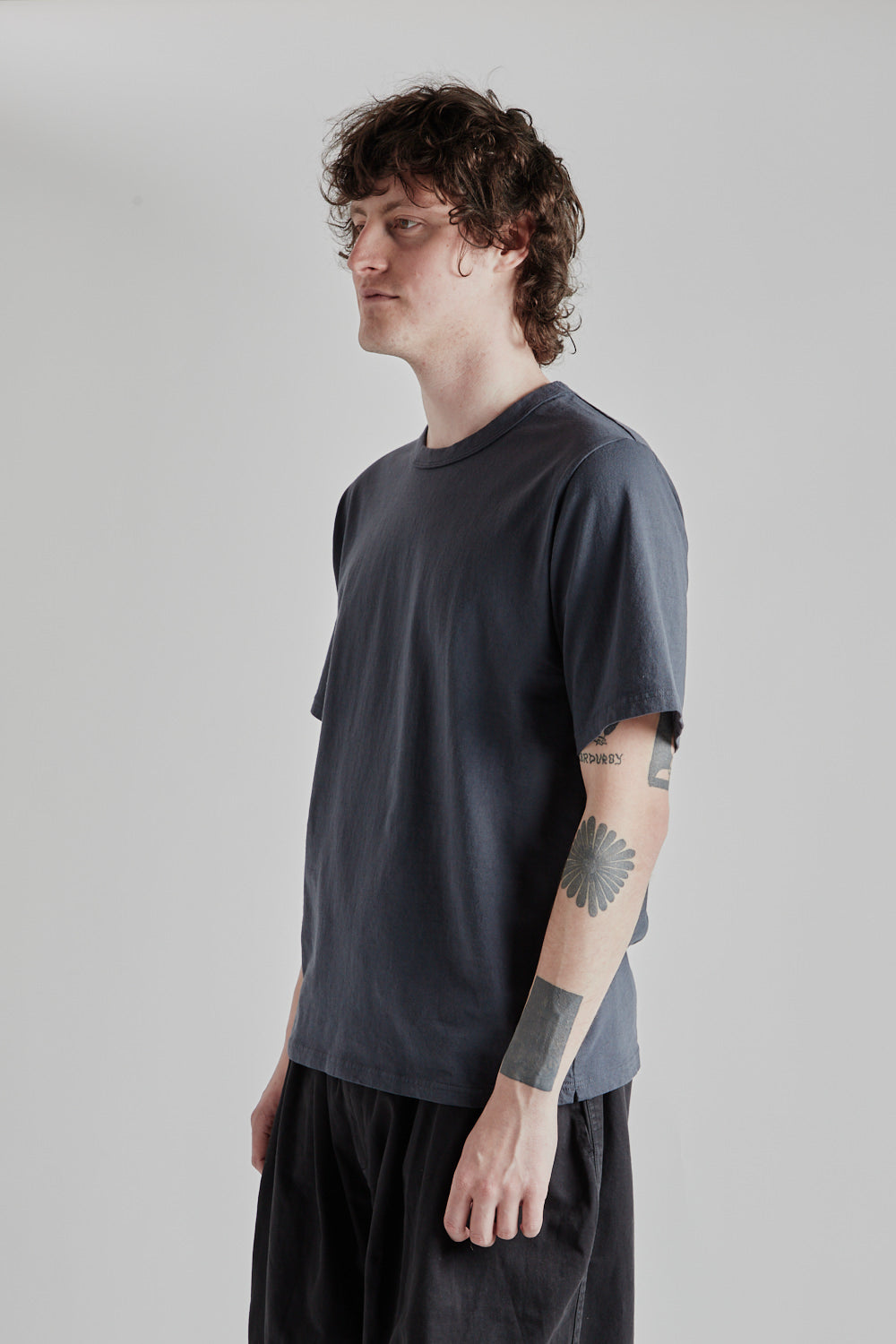 Lead Off T-Shirt - Dark Blue Gray - Wallace Mercantile Shop