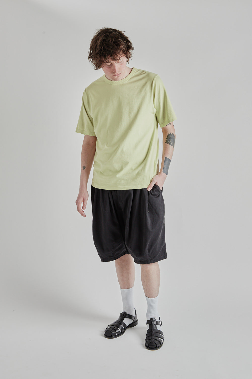Lead Off T-Shirt - Lemon Grass - Wallace Mercantile Shop