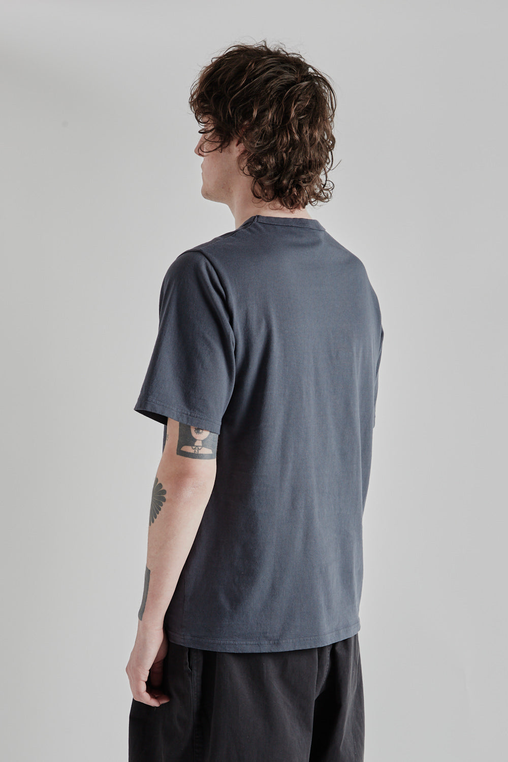 Pocket T-Shirt - Dark Blue Gray - Wallace Mercantile Shop