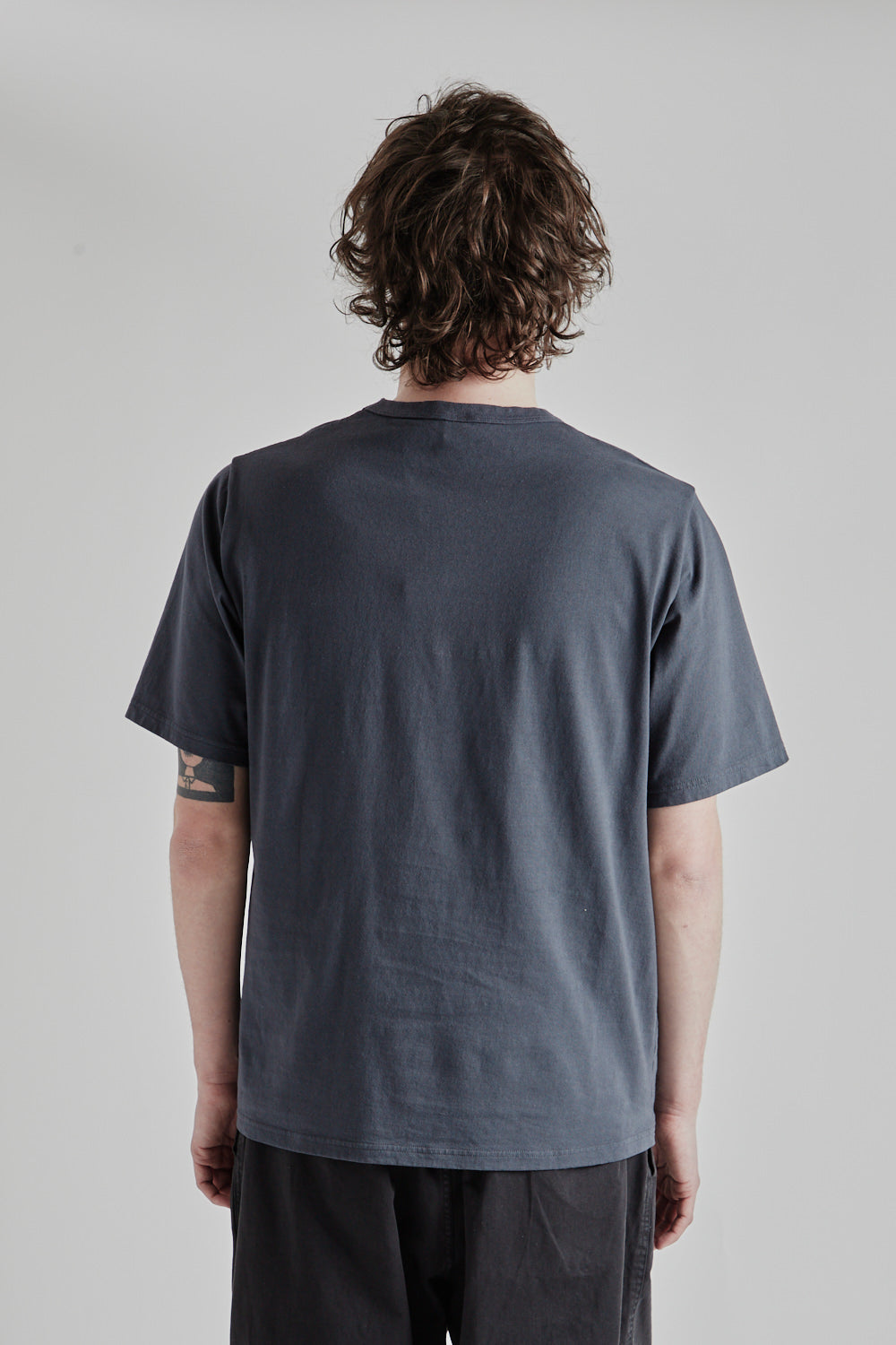 Pocket T-Shirt - Dark Blue Gray - Wallace Mercantile Shop