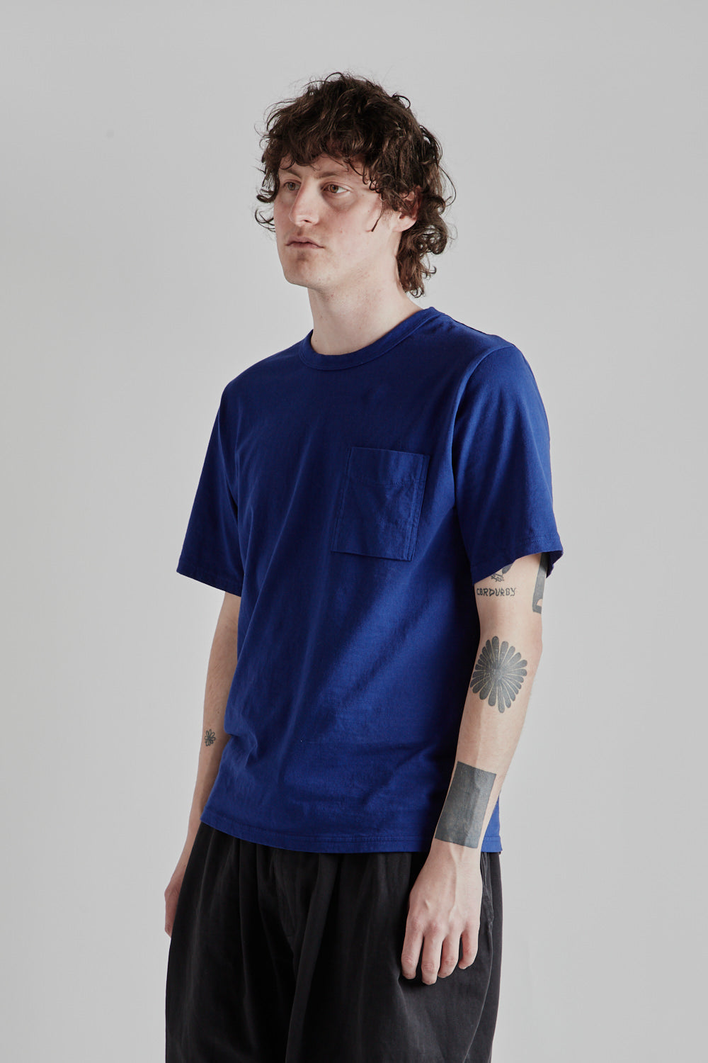 Pocket T-Shirt - Lapis Blue - Wallace Mercantile Shop