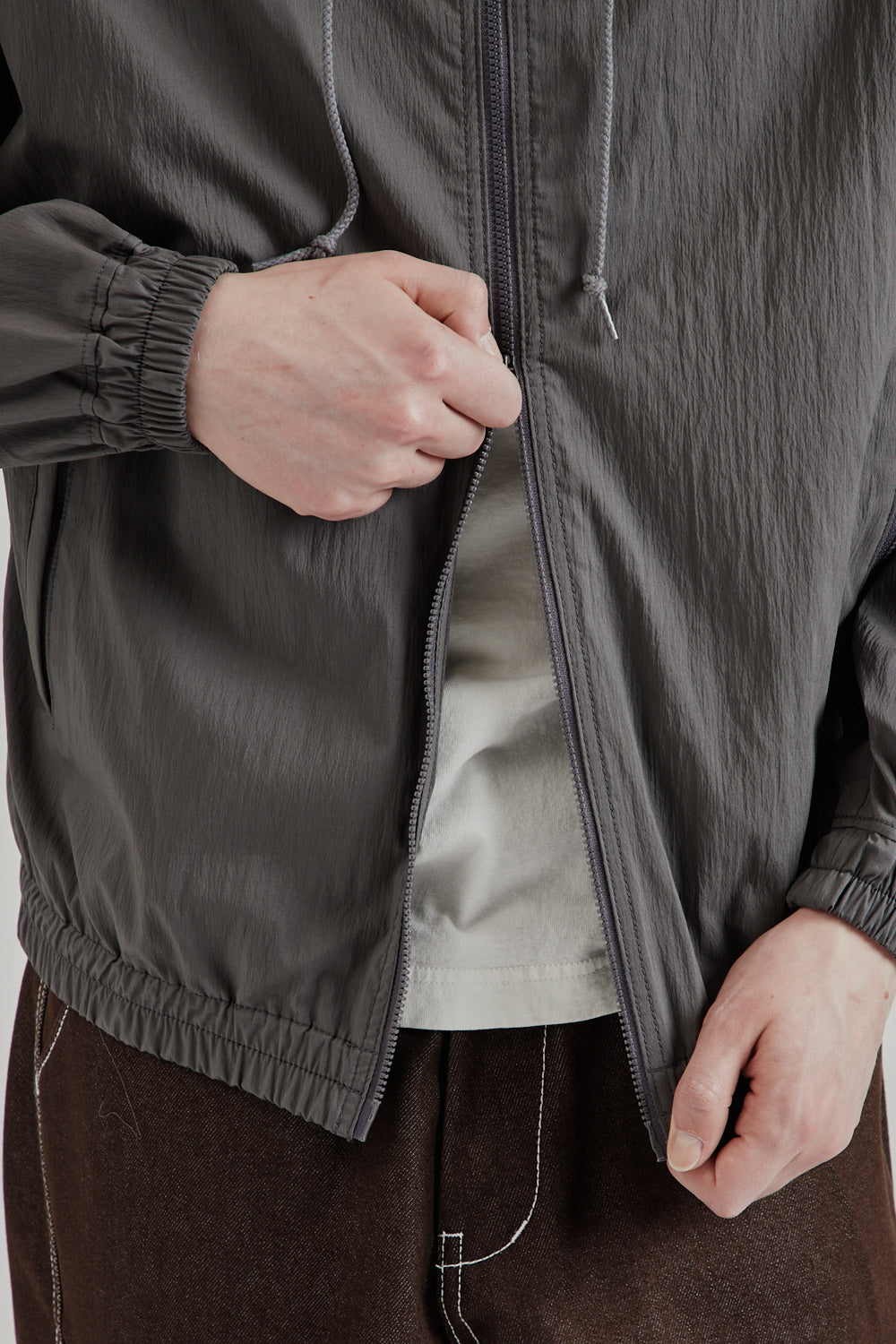 Jackman SS25 Crepe Parka Iron Grey 10