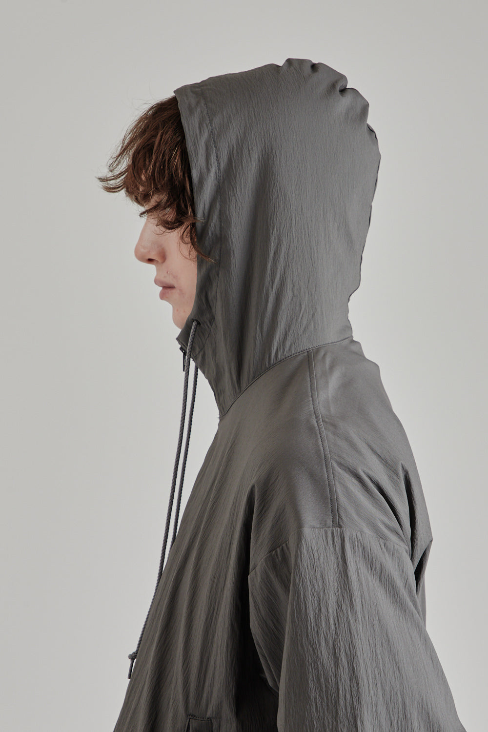 Jackman SS25 Crepe Parka Iron Grey 16