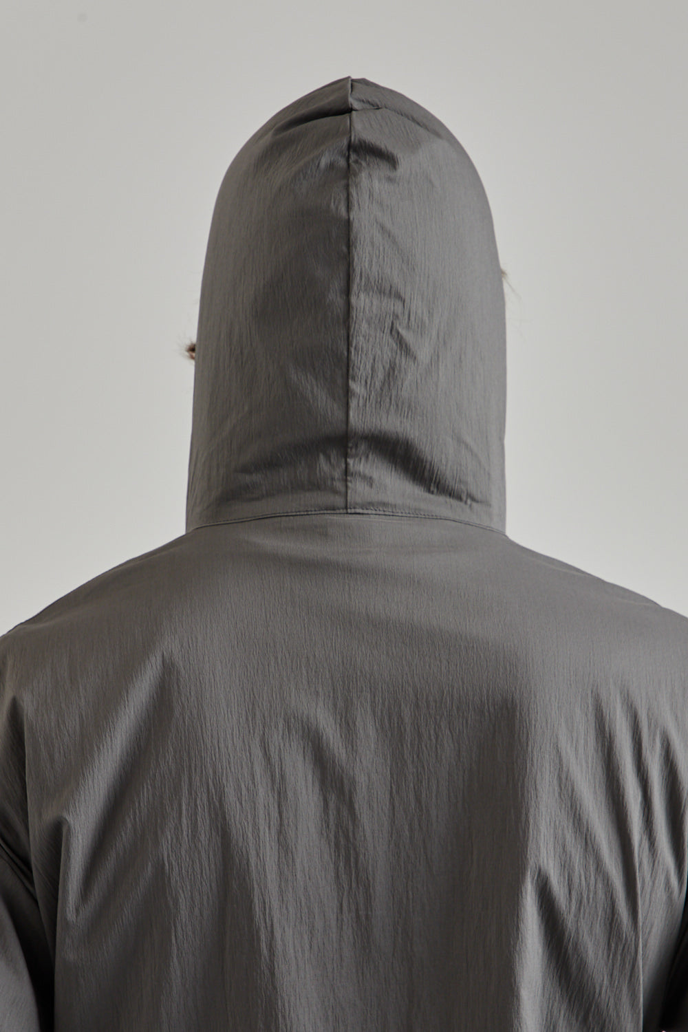 Jackman SS25 Crepe Parka Iron Grey 17
