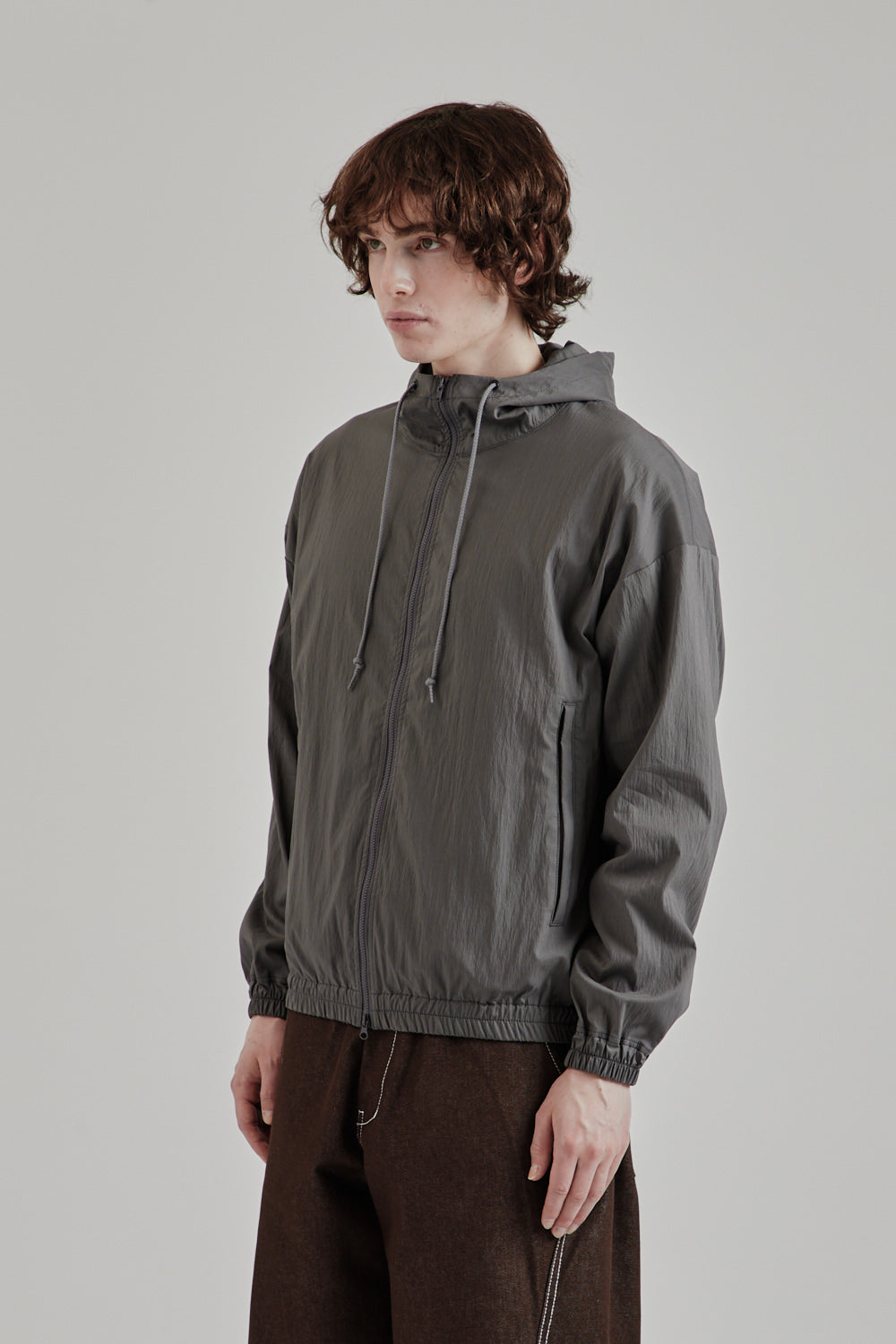 Jackman SS25 Crepe Parka Iron Grey 3