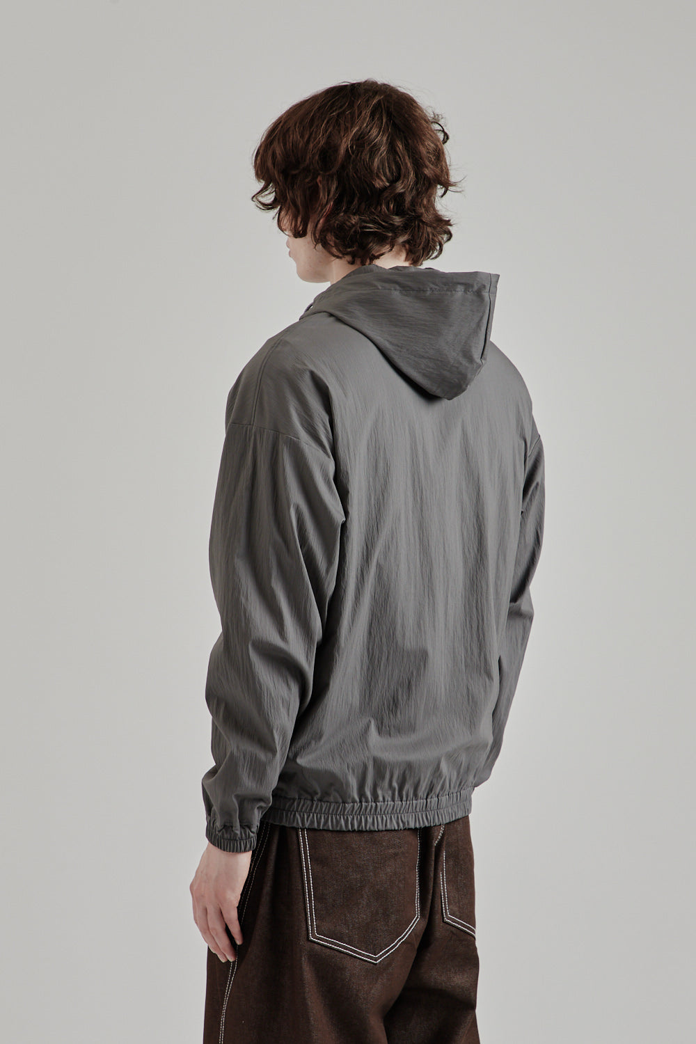 Jackman SS25 Crepe Parka Iron Grey 4