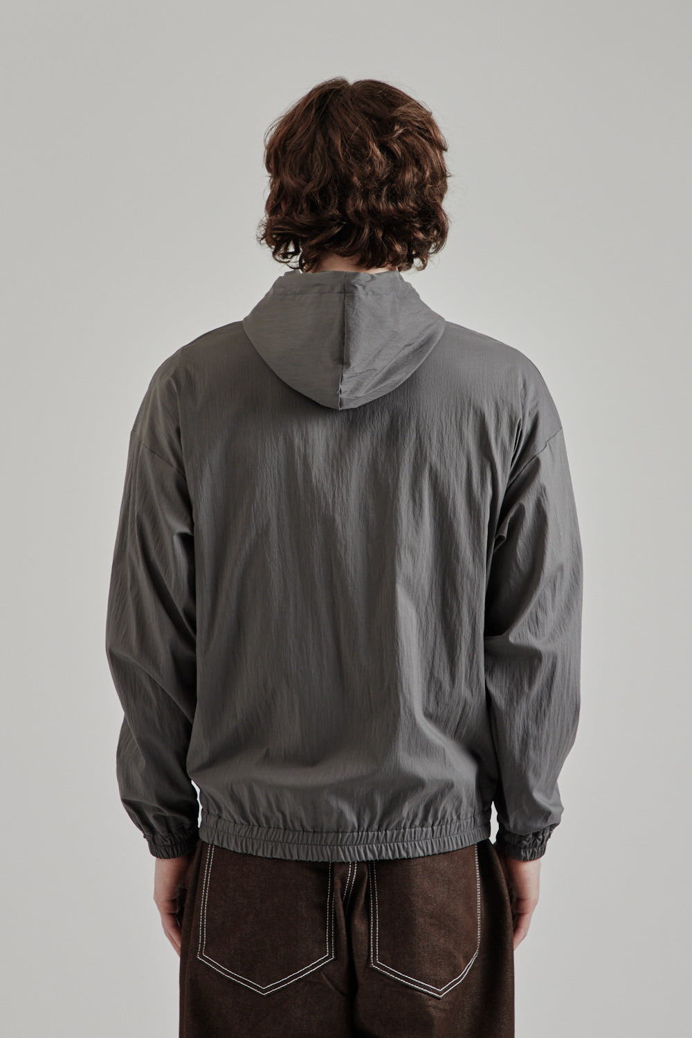 Jackman SS25 Crepe Parka Iron Grey 5