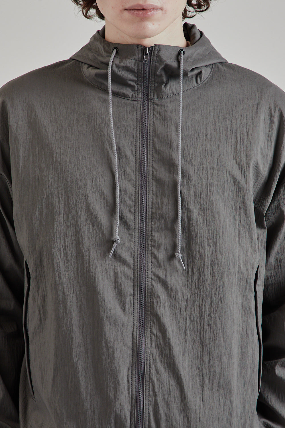 Jackman SS25 Crepe Parka Iron Grey 6
