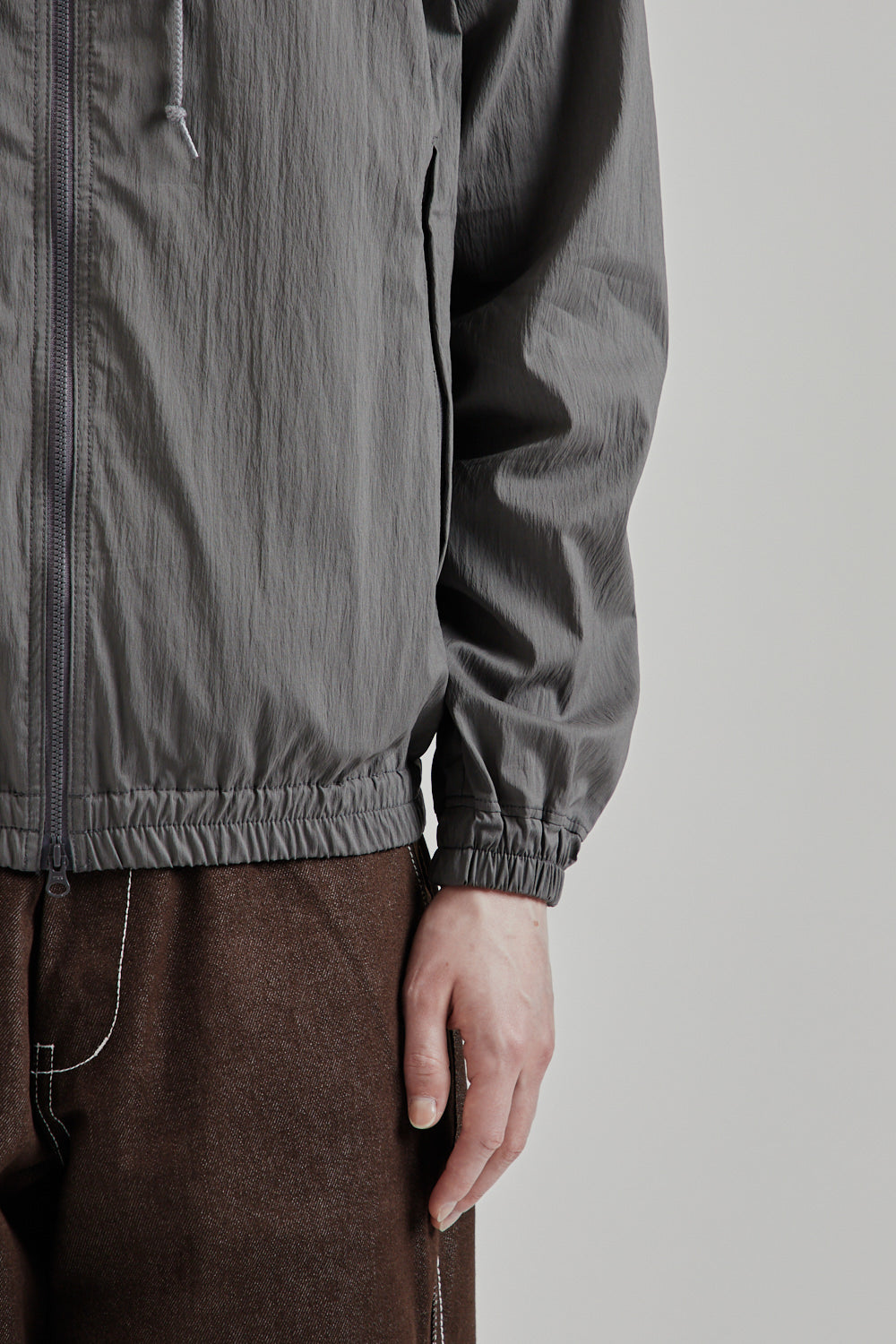 Jackman SS25 Crepe Parka Iron Grey 8
