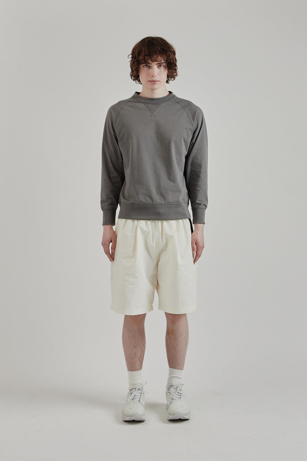 Jackman SS25 Grace Crewneck Iron Gray 1