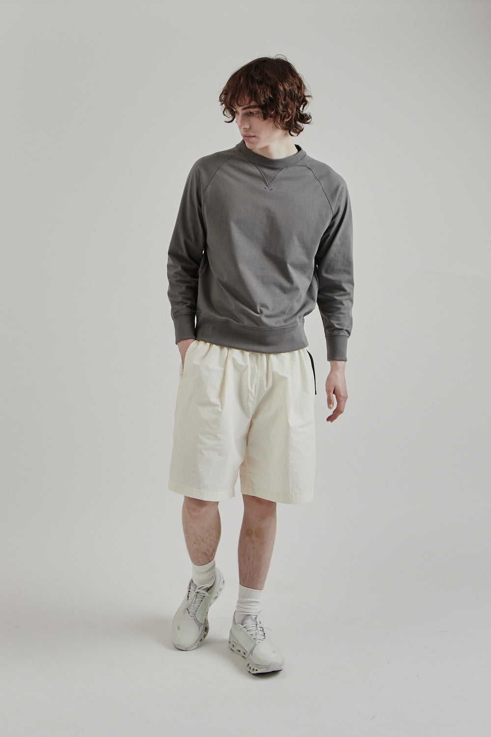 Jackman SS25 Grace Crewneck Iron Gray 10