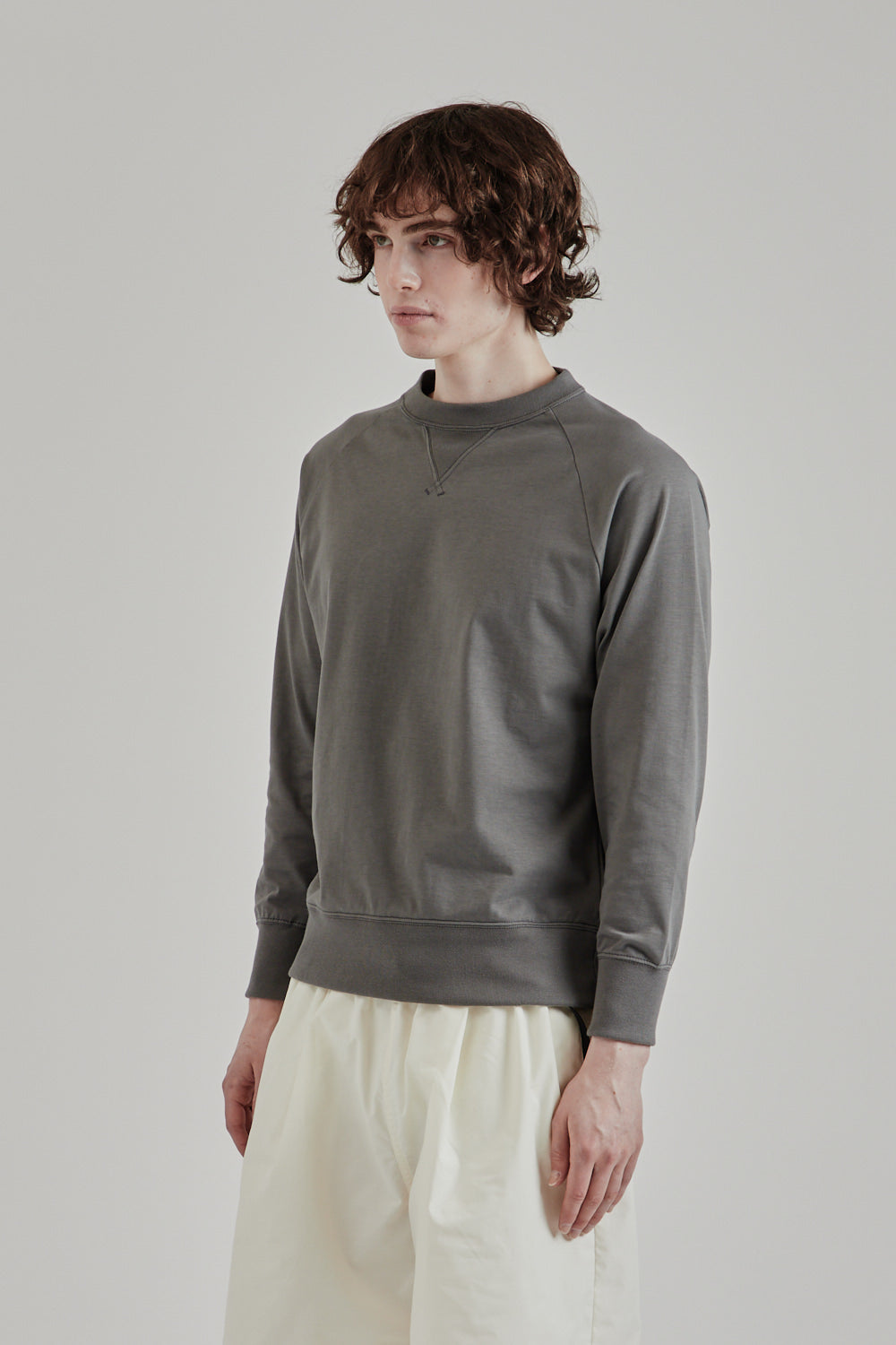 Jackman SS25 Grace Crewneck Iron Gray 3