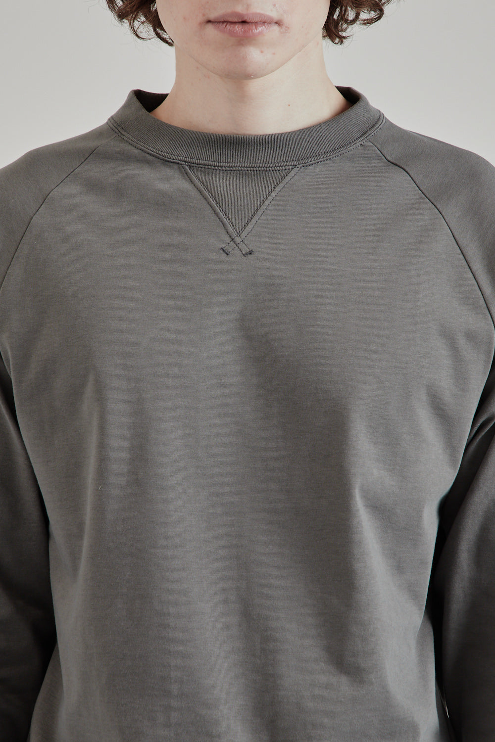 Jackman SS25 Grace Crewneck Iron Gray 6