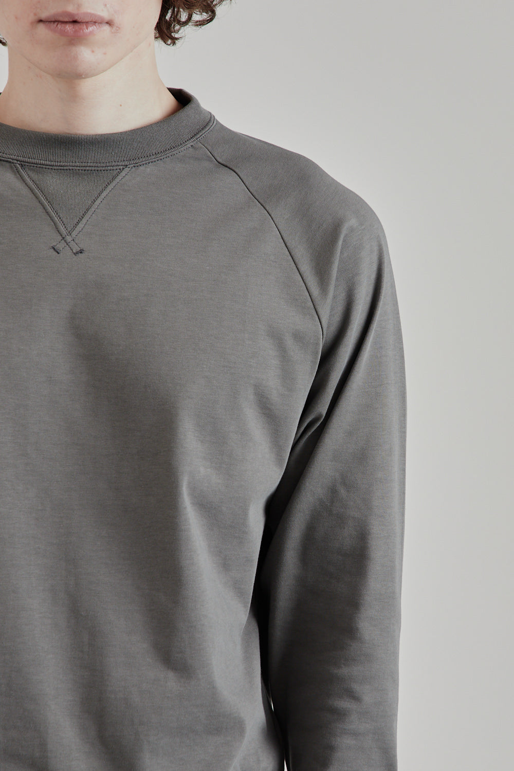 Jackman SS25 Grace Crewneck Iron Gray 7