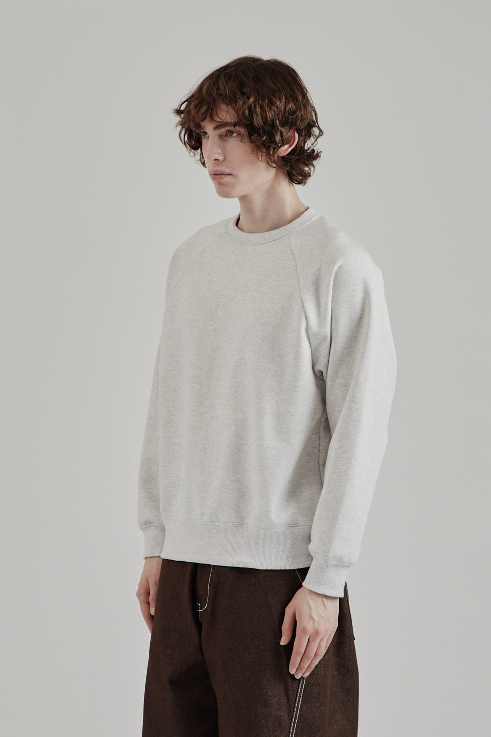 Jackman SS25 MZ Sweat Crewneck Ash 3