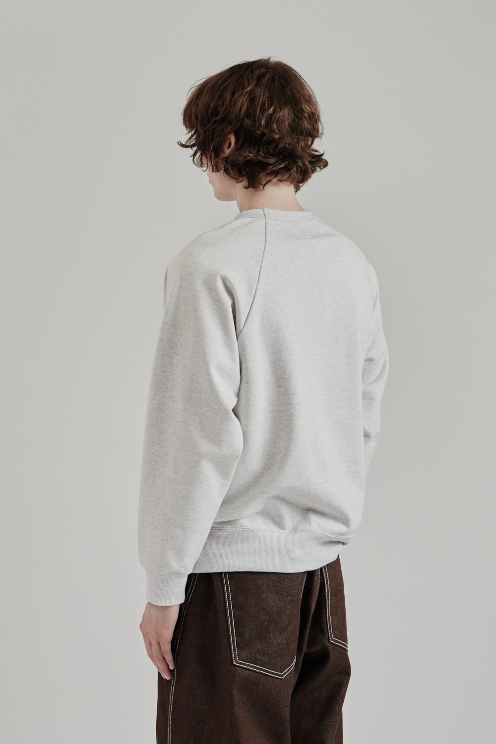 Jackman SS25 MZ Sweat Crewneck Ash 4